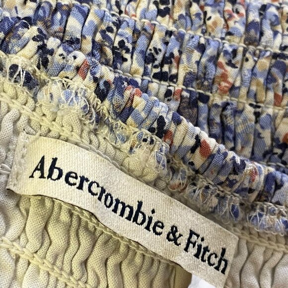 Abercrombie and Fitch Mini Dress in Blue Ditsy Floral - Picture 2 of 11